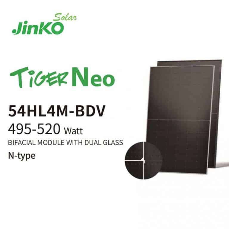 Jinko Solar Panel 54HL4M-BDV 495-520